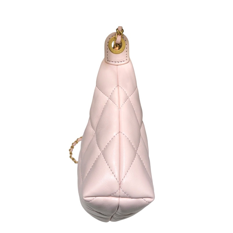 シャネル CHANEL ホーボーバッグ AS5528 ピンク ラム レディース ショルダーバッグ