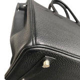 エルメス HERMES バーキン30 U刻 ブラック　シルバー金具 トゴ ユニセックス ハンドバッグ