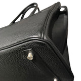 エルメス HERMES バーキン30 U刻 ブラック　シルバー金具 トゴ ユニセックス ハンドバッグ