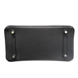 エルメス HERMES バーキン30 U刻 ブラック　シルバー金具 トゴ ユニセックス ハンドバッグ