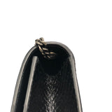 サンローラン SAINT LAURENT ケイトチェーンショルダー 419373 ブラック パイソン風レザー レディース ショルダーバッグ