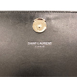 サンローラン SAINT LAURENT ケイトチェーンショルダー 419373 ブラック パイソン風レザー レディース ショルダーバッグ