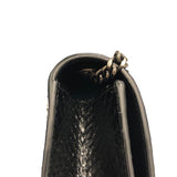 サンローラン SAINT LAURENT ケイトチェーンショルダー 419373 ブラック パイソン風レザー レディース ショルダーバッグ