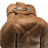 シャネル CHANEL マトラッセワンショルダー ブラウン ラム レディース ショルダーバッグ