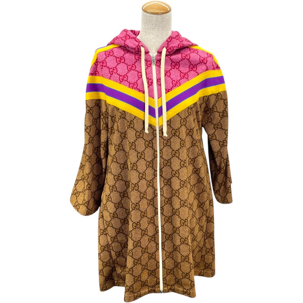 グッチ GUCCI GG総柄テクニカルジャージパーカー 550596 マルチカラー ポリエステル レディース パーカー