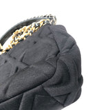 シャネル CHANEL CHANEL19 フラップバッグ AS1160 ブラック コットン　 レディース ショルダーバッグ