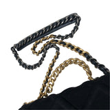 シャネル CHANEL CHANEL19 フラップバッグ AS1160 ブラック コットン　 レディース ショルダーバッグ