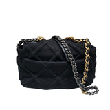 シャネル CHANEL CHANEL19 フラップバッグ AS1160 ブラック コットン　 レディース ショルダーバッグ