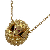 ブシュロン BOUCHERON エリソン ルビーブラックダイヤ ネックレス ピンクゴールド 750 ジュエリー