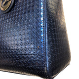 クリスチャン・ディオール Christian Dior レディディオールミディアム ブルー パテント レディース ハンドバッグ