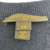 ルイ・ヴィトン LOUIS VUITTON 半袖ニットワンピース グレー ウール レディース ワンピース
