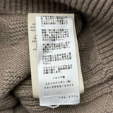 エルメス HERMES ジャガードニットパーカー 4E2623D3 ブラウン カシミア レディース パーカー