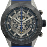 タグ・ホイヤー TAG HEUER カレラ キャリバー ホイヤー01 ブルータッチ エディション CAR2A1T.FT6052 ブラック ステンレススチール メンズ 腕時計