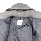 モンクレール MONCLER VANOISE ダウンジャケット グレー ウール レディース ダウンジャケット