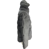 モンクレール MONCLER VANOISE ダウンジャケット グレー ウール レディース ダウンジャケット