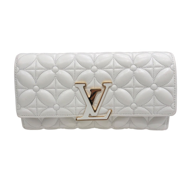 ルイ・ヴィトン LOUIS VUITTON ポルトフォイユ・カプシーヌ M63801 ホワイト モノグラム・フラワー レディース 長財布 ルイ・ヴィトン LOUIS VUITTON ポルトフォイユ・カプシーヌ M63801
