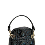 クリスチャン・ディオール Christian Dior フォンショルダー S08720 ブラックゴールド金具 レディース ウォレットチェーン