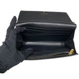 クリスチャン・ディオール Christian Dior ジャディオールチェーンウォレット S3003CVXS ブラックゴールド金具 レザー レディース ウォレットチェーン