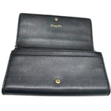 クリスチャン・ディオール Christian Dior ジャディオールチェーンウォレット S3003CVXS ブラックゴールド金具 レザー レディース ウォレットチェーン