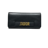 クリスチャン・ディオール Christian Dior ジャディオールチェーンウォレット S3003CVXS ブラックゴールド金具 レザー レディース ウォレットチェーン