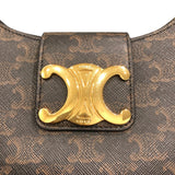 セリーヌ CELINE ミディアムアヴァ 114492 ブラウン トリオンフキャンバス レディース ハンドバッグ