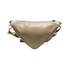 プラダ PRADA トライアングルロゴショルダー 1BH190 ベージュ シルバー金具 レザー ユニセックス ショルダーバッグ