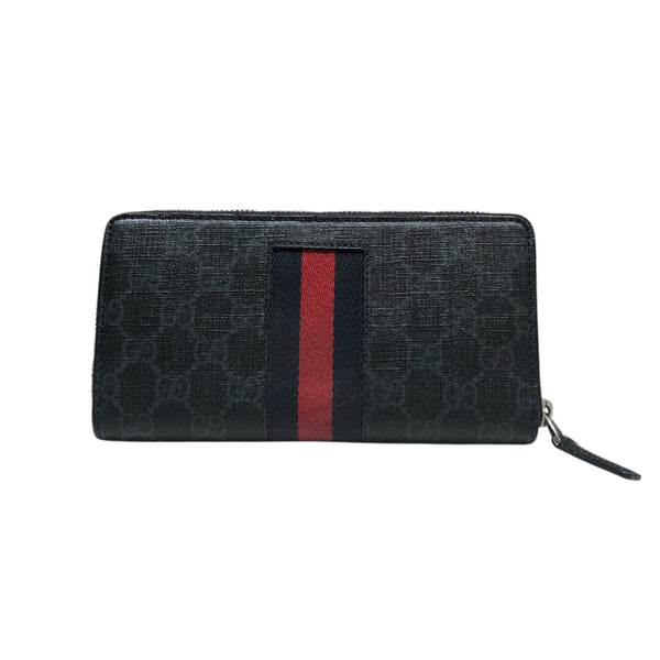 グッチ GUCCI シェリーライン ラウンドファスナー財布 408831 ブラック