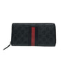 グッチ GUCCI シェリーライン　ラウンドファスナー財布 408831 ブラック GGスプリームブラック メンズ 長財布