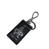 プラダ PRADA ポーターキーホルダー ブラック サフィアーノ ユニセックス キーホルダー