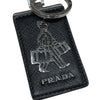 プラダ PRADA ポーターキーホルダー ブラック サフィアーノ ユニセックス キーホルダー
