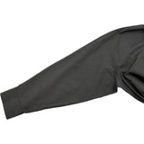 プラダ PRADA プリーツポプリンミディドレス P3D52 グレー コットン レディース ワンピース