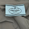プラダ PRADA プリーツポプリンミディドレス P3D52 グレー コットン レディース ワンピース