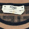 フェンディ FENDI FF総柄ニットワンピース FZD753 ブラウン レーヨン レディース ワンピース