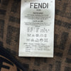 フェンディ FENDI FF総柄ニットワンピース FZD753 ブラウン レーヨン レディース ワンピース