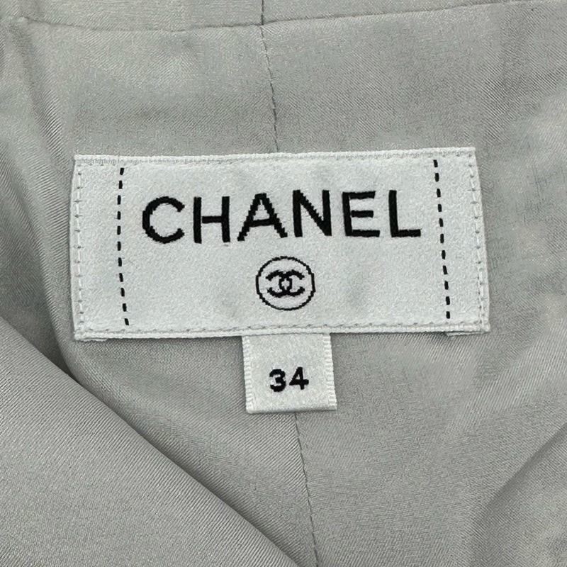 シャネル CHANEL スコート風ツイードショートパンツ P78980 グレー