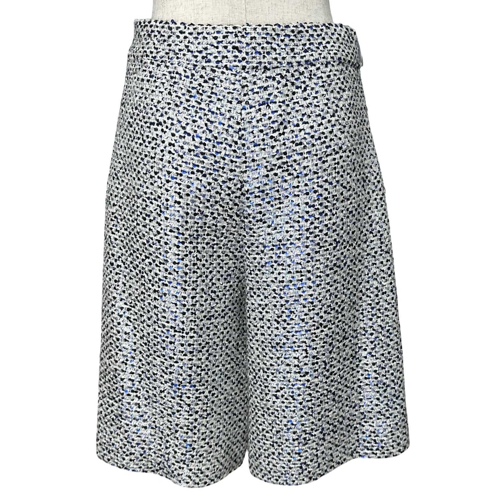 シャネル CHANEL スコート風ツイードショートパンツ P78980 グレー