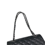シャネル CHANEL マトラッセ23 A01113 ブラック　シルバー金具 キャビア レディース ショルダーバッグ