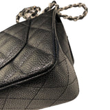 シャネル CHANEL マトラッセ23 A01113 ブラック　シルバー金具 キャビア レディース ショルダーバッグ