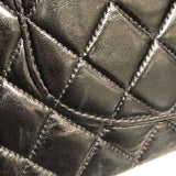 シャネル CHANEL マトラッセ25 A01112 ブラック　シルバー金具 ラム レディース ショルダーバッグ