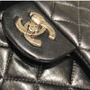 シャネル CHANEL マトラッセ25 A01112 ブラック　シルバー金具 ラム レディース ショルダーバッグ