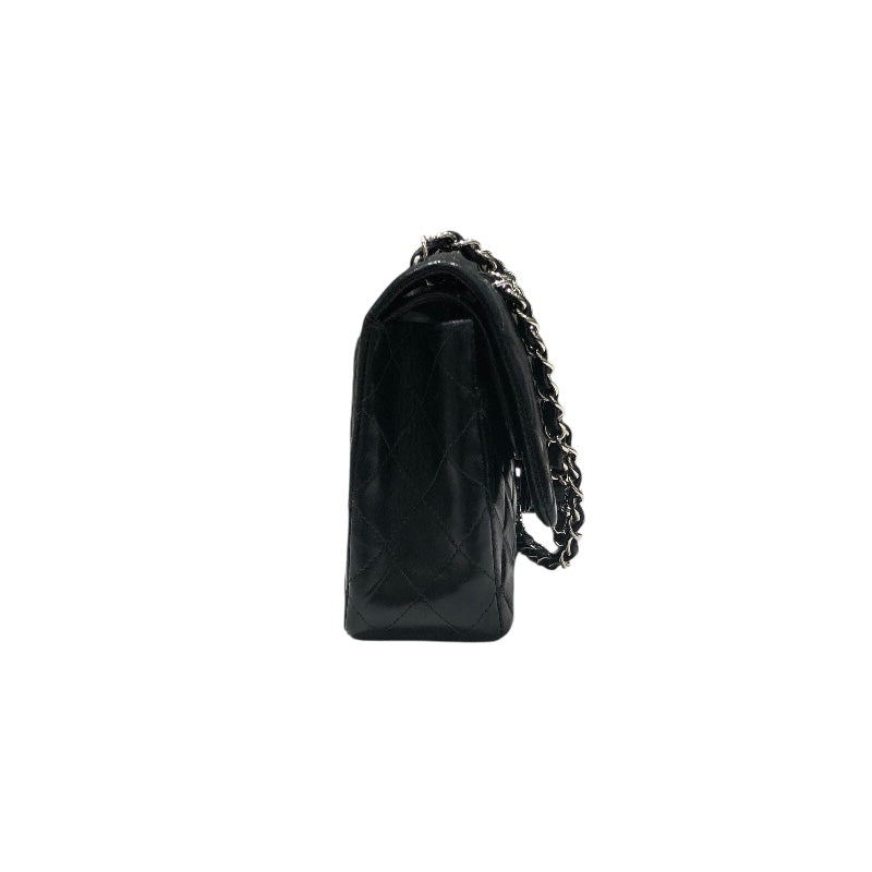 シャネル CHANEL マトラッセ25 A01112 ブラック シルバー金具 ラム