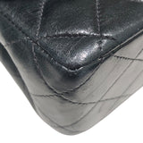 シャネル CHANEL マトラッセ25 A01112 ブラック　シルバー金具 ラム レディース ショルダーバッグ
