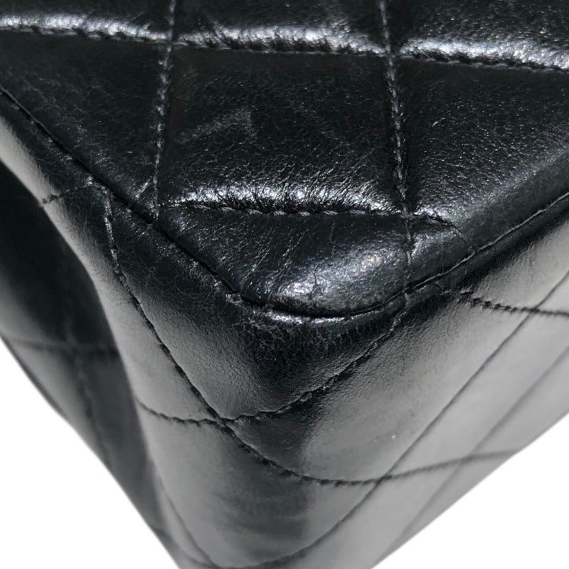 シャネル CHANEL マトラッセ25 A01112 ブラック シルバー金具 ラム