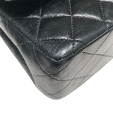 シャネル CHANEL マトラッセ25 A01112 ブラック　シルバー金具 ラム レディース ショルダーバッグ