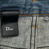 ディオールオム DIOR HOMME スリムデニムパンツ ブルー コットン メンズ デニムパンツ