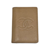 シャネル CHANEL ココマーク名刺入れ ベージュ キャビア レディース 名刺入れ