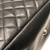 シャネル CHANEL カンボンラインラージトート A25169 ブラック　シルバー金具 カーフ レディース ハンドバッグ