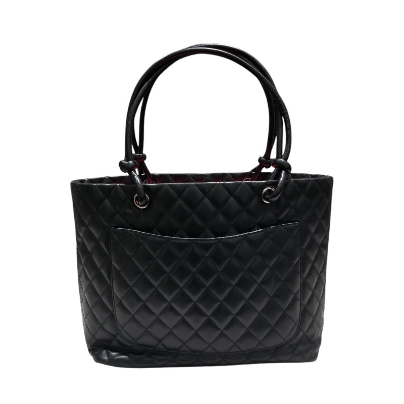 シャネル CHANEL カンボンラインラージトート A25169 ブラック