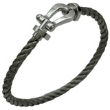 フレッド FRED フォース 10ブレス ラージサイズ ホワイトゴールド Au750 ジュエリー