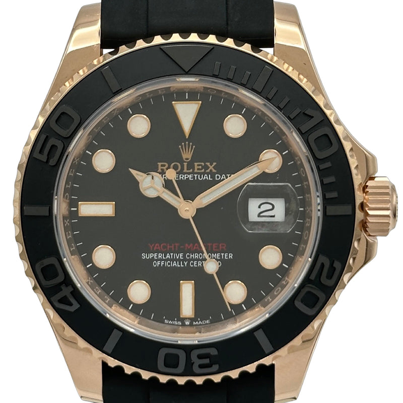 ロレックス ROLEX ヨットマスター40 126655 ブラック ピンクゴールド 